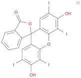 Spiro[isobenzofuran-1(3H),9'-[9H]xanthen]-3-one, 3',6'-dihydroxy-2',4',5',7'-tetraiodo-, aluminum salt (3:2)